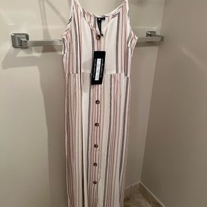 Influence Button Down Beach Dress